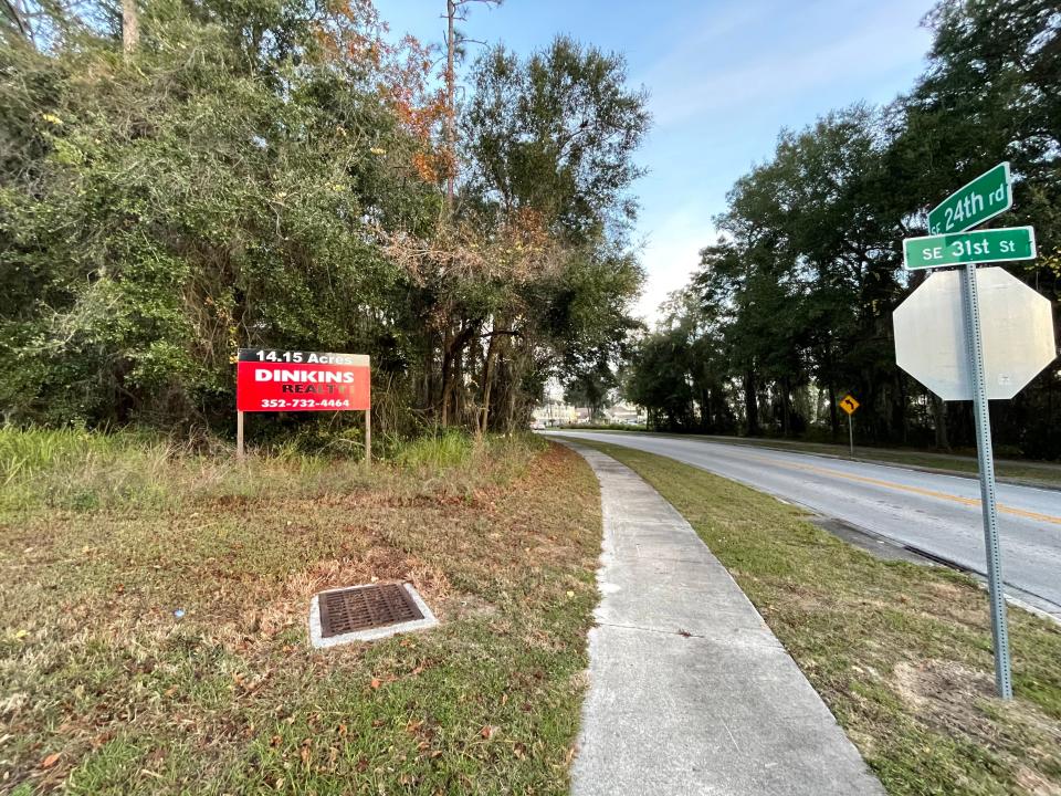 A 260-unit apartment complex is planned for this property on the northwest corner of Southeast 24th Road and 31st Street in southeast Ocala.