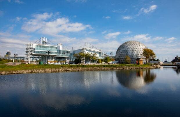 What Ontario Place looked like in the fall of 2019.