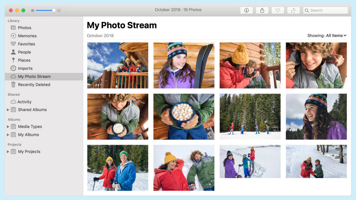  Apple My Photo Stream on macOS 