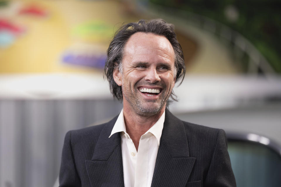 Walton Goggins posa a su llegada a la premiere of de la serie "Fallout" el jueves 4 de abril de 2024 en Londres. (Foto Vianney Le Caer/Invision/AP)