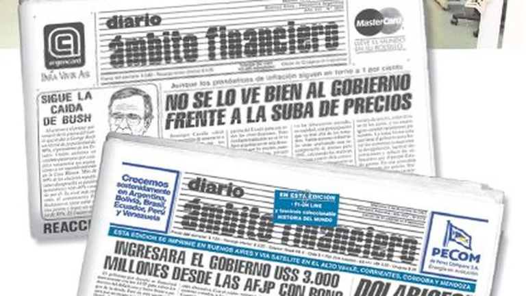 El diario Ámbito Financiero anunció que dejará de imprimir el diario en papel.