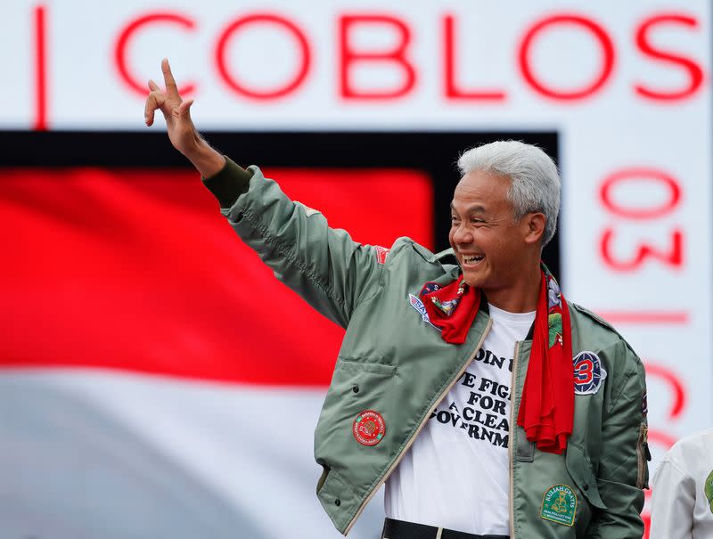 oFinal campaign rally of Presidential candidate Ganjar Pranowo and his running mate Mahfud MD in Semarang