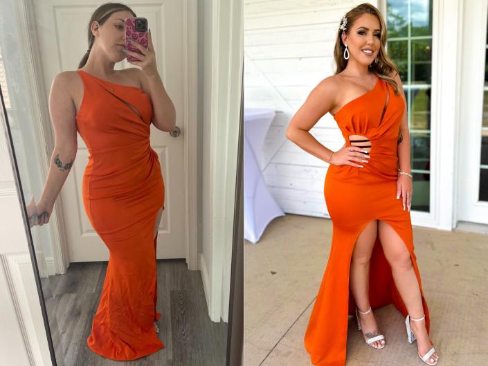 Tristan Olivo went viral on TikTok after showing how she had to dye her bridesmaid dress.