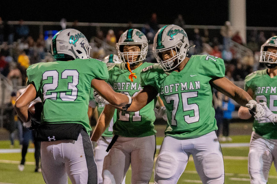 Dublin Coffman's Kris Manu (75)