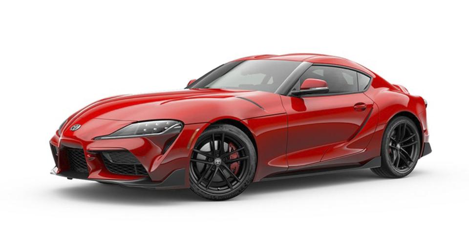 <p>Red Launch Edition cars have a black leather interior.</p>