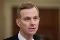 David Holmes testifies in front of the House Intelligence Committee hearing as part of Trump impeachment inquiry on Capitol Hill in Washington