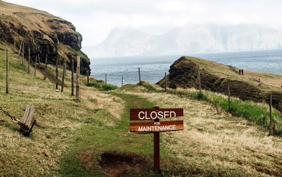 10 of the islands' most popular sites were shut to work - Kirstin Vang