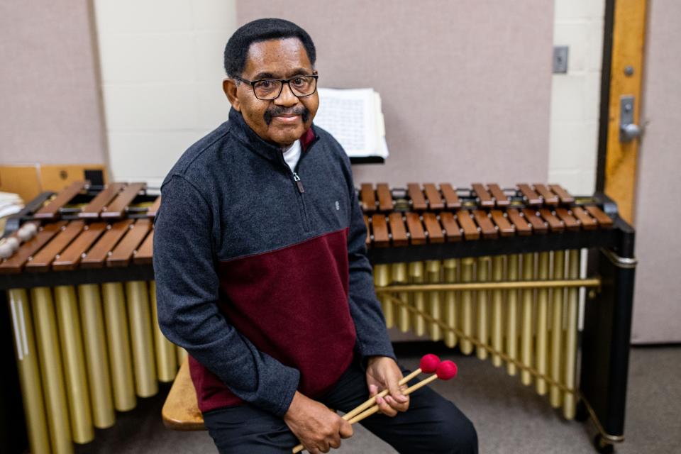 Dr. Shaylor James, the Florida A&M University percussion professor, has taught at FAMU since 1964.