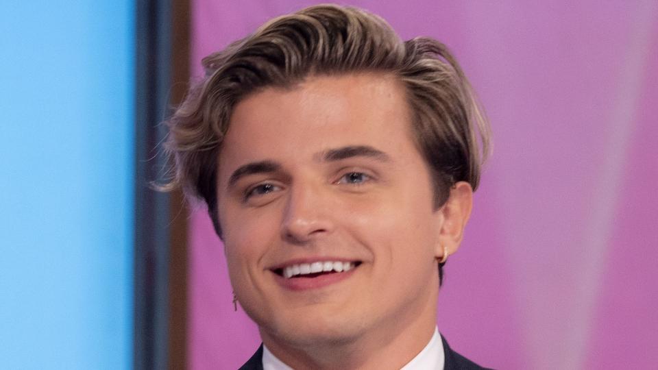 Nikita Kuzmin smiling on Loose Women 