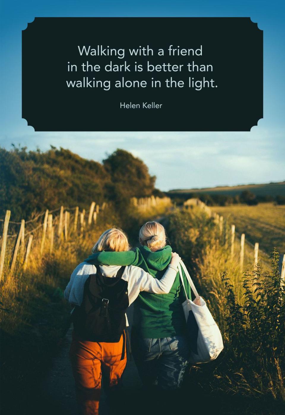 friendship quotes walk with