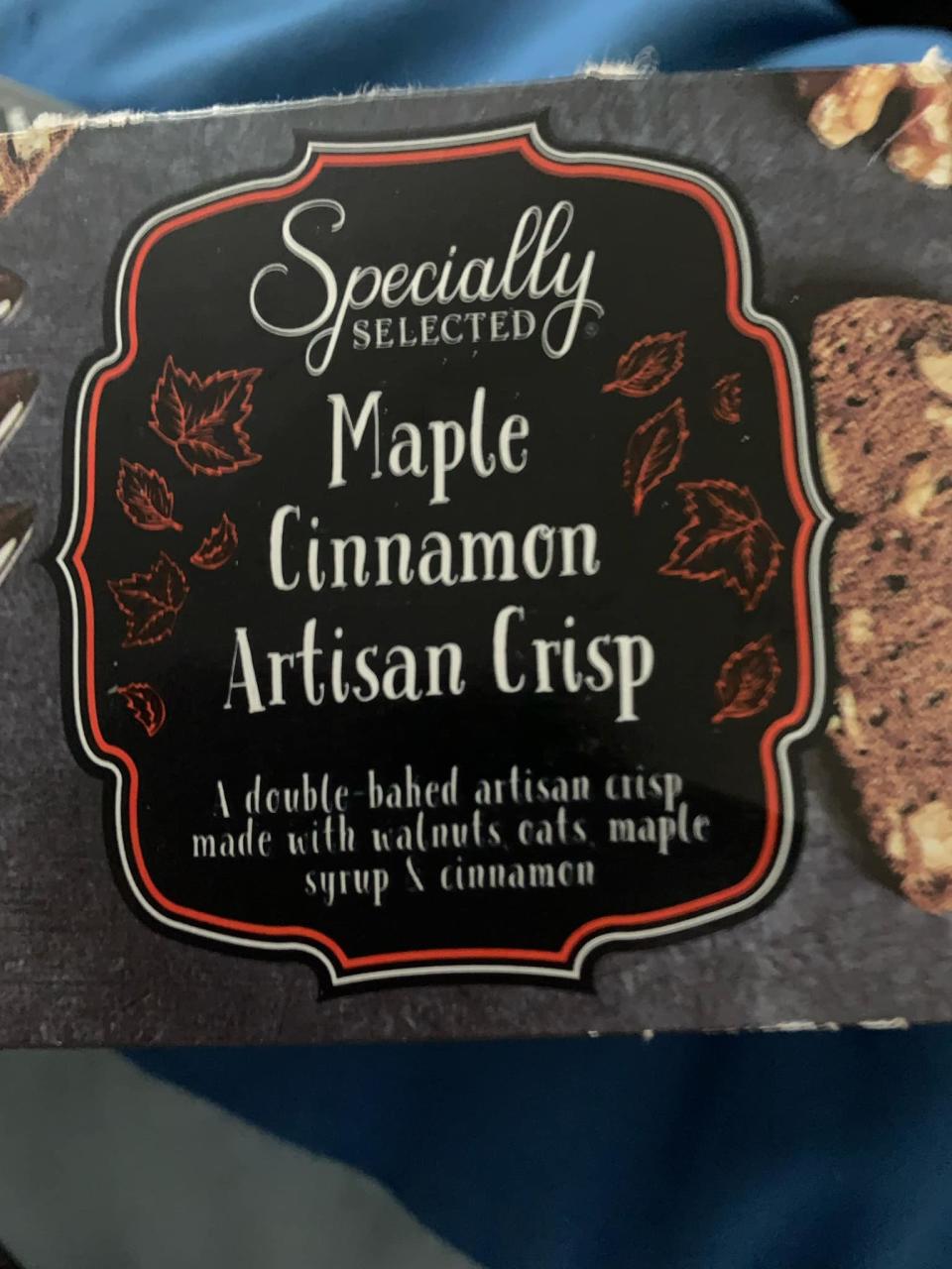 A box of Aldi artisan crispbread featuring a confusing ingredients list