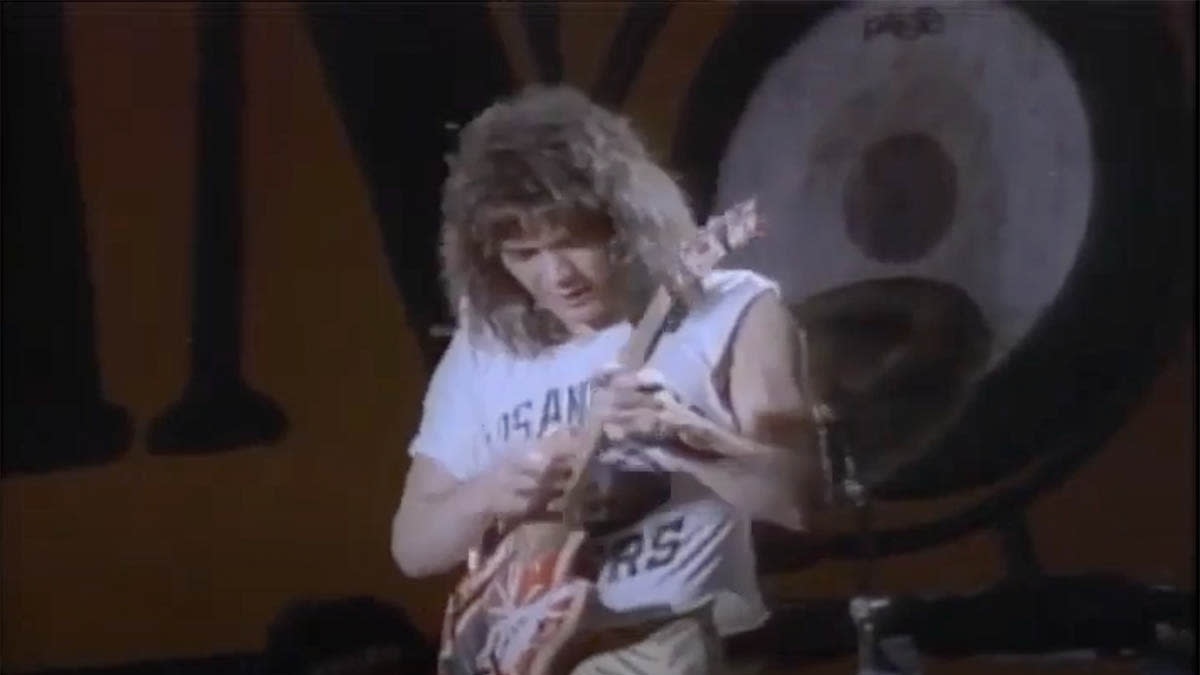  Eddie Van Halen at Donington in 1984 