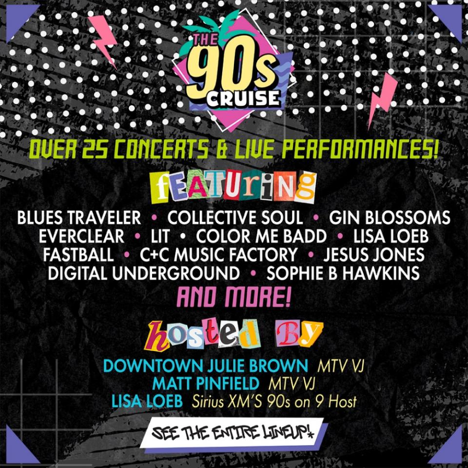 ‘90s Cruise to Set Sail in 2025 with Blues Traveler, Collective Soul