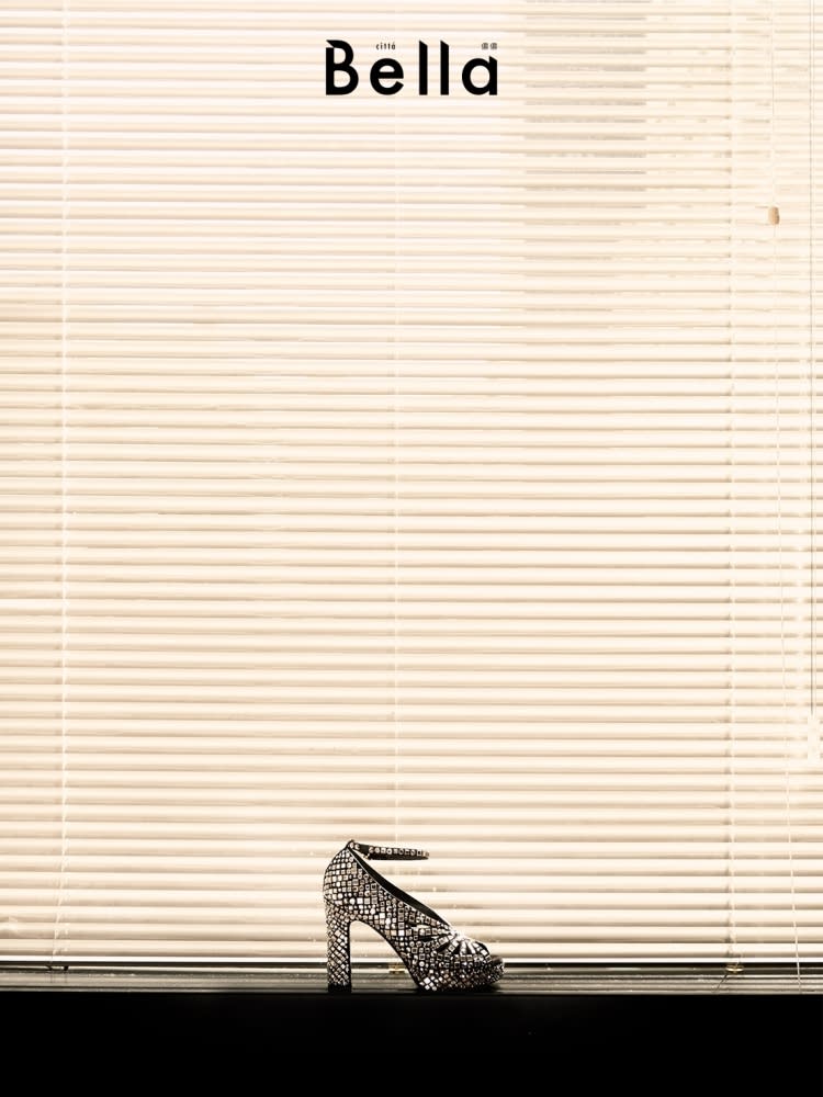 Chanel 2023/24度假系列中的水鑽閃片高跟鞋