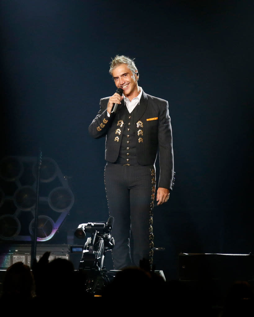 Alejandro Fernandez performs at the Mandalay Bay Events Center