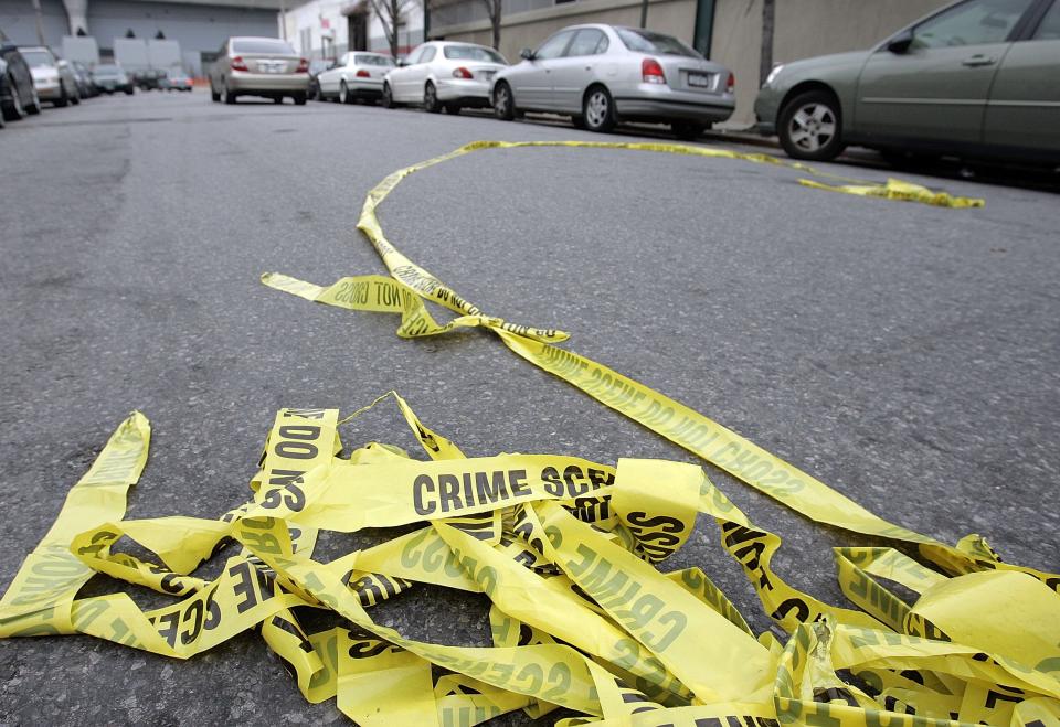 Police crime scene tape 
