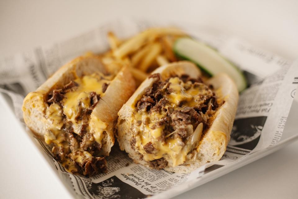 Instead of a Philly cheesesteak, Artisan Eatery makes a "Port Richmond cheesesteak," a nod to the Polish-immigrant neighborhood of Philadelphia where chef-owner Tim Yoa grew up.