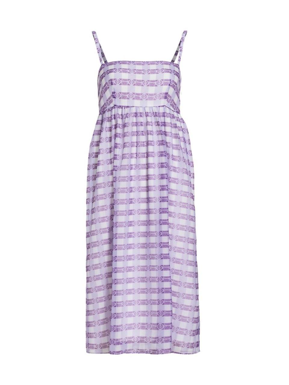 Aspen Plaid Fit & Flare Midi-Dress