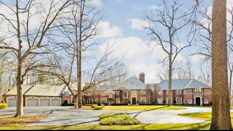 This property at 10555 Hussey Lane in Carmel sold for $9 million in 2022, ranking it the second most expensive home sold in the Indy area for the year.