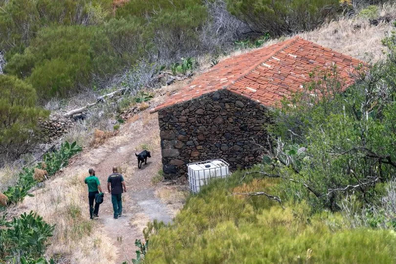 Spanish police search in the Masca area with sniffer dogs -Credit:Stan Kujawa