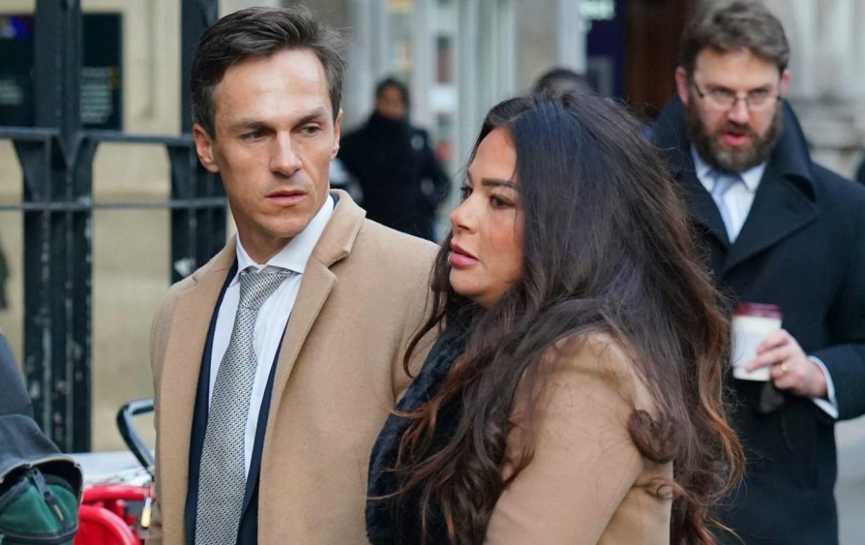 Danish golfer Thorbjorn Olesen arrives for a hearing in his court case at Aldersgate House, London - PA/Jonathan Brady