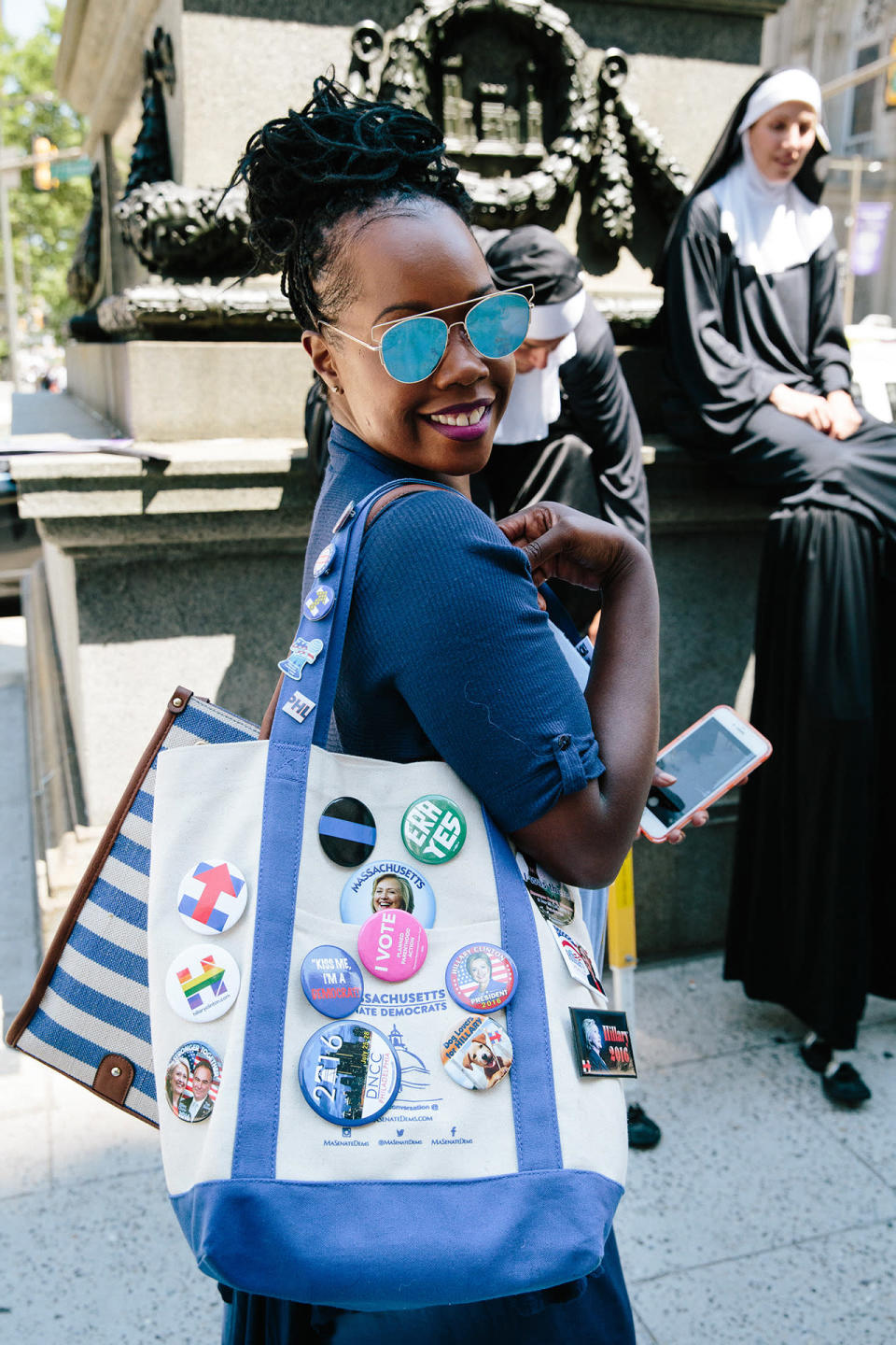 Shaynah Barnes, feels that every day at the DNC is better than the day before.