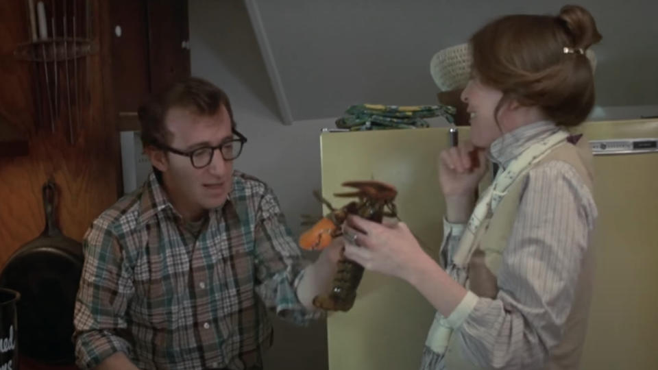 Woody Allen and Diane Keaton in Annie Hall