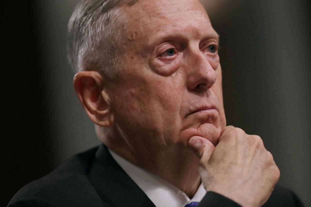 U.S. Defense Secretary James Mattis testifies before the Senate Armed Services Committee: Chip Somodevilla/Getty Images