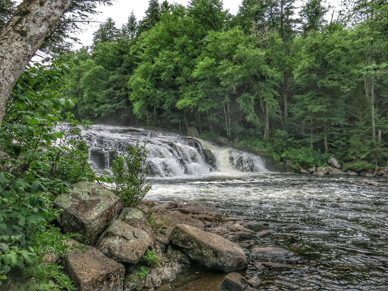 Buttermilk Falls, Adirondack State Park, Hamilton County, Long Lake, NY