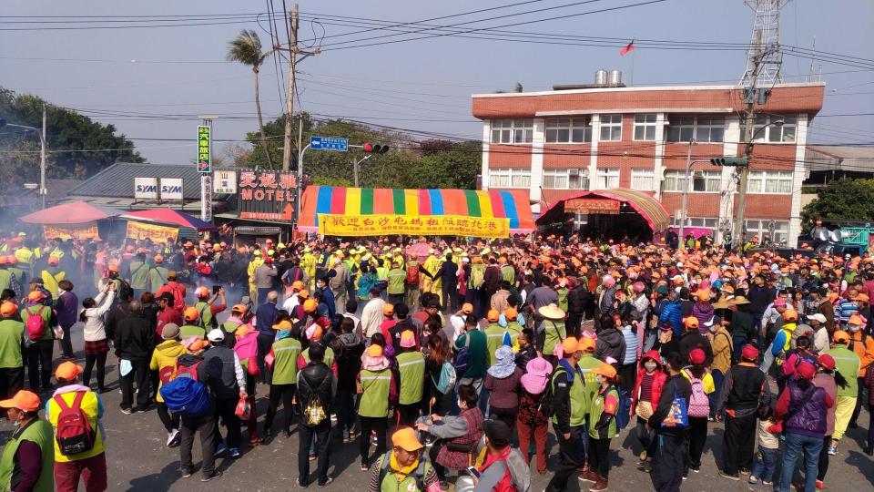 <p>白沙屯媽祖、山邊媽祖年年必停駕北辰派出所。（圖／翻攝自白沙屯拱天宮）</p>
