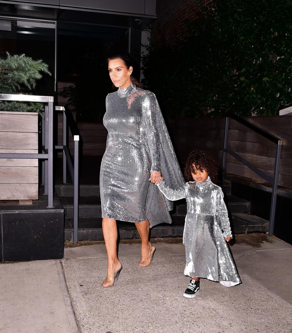 Kim Kardashian West and North West