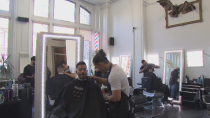 Old Montreal barbershop opens its door to student intern with autism