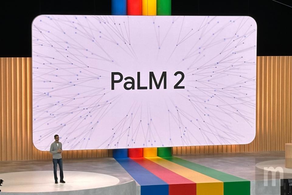 Google正式揭曉大型自然語言模型PaLM 2，預計用在近25款Google服務產品