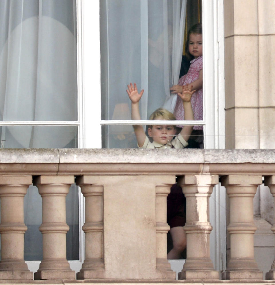 “Trooping the Colour”: Prinz George und Prinzessin Charlotte