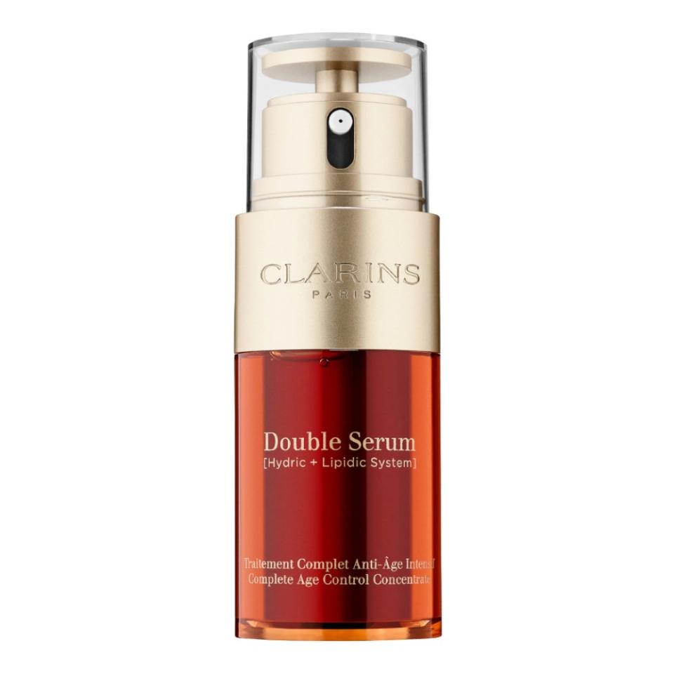 Clarins Double Serum Complete Age Control Concentrate Facial Serum. (Photo: Walmart)
