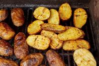 <p>Eliminating carbs? Don't toss your potatoes just yet. They're actually good for you! "They're one of the cost-friendliest and most nutrient-dense starches out there," says Fawkes. "White potatoes come packed with B vitamins, potassium, folate, magnesium, and Vitamin C, plus a solid dose of fiber per serving. Stick with baked and air fried dishes to reap the most health rewards." Of course, sweet potatoes are also a delicious option. </p>