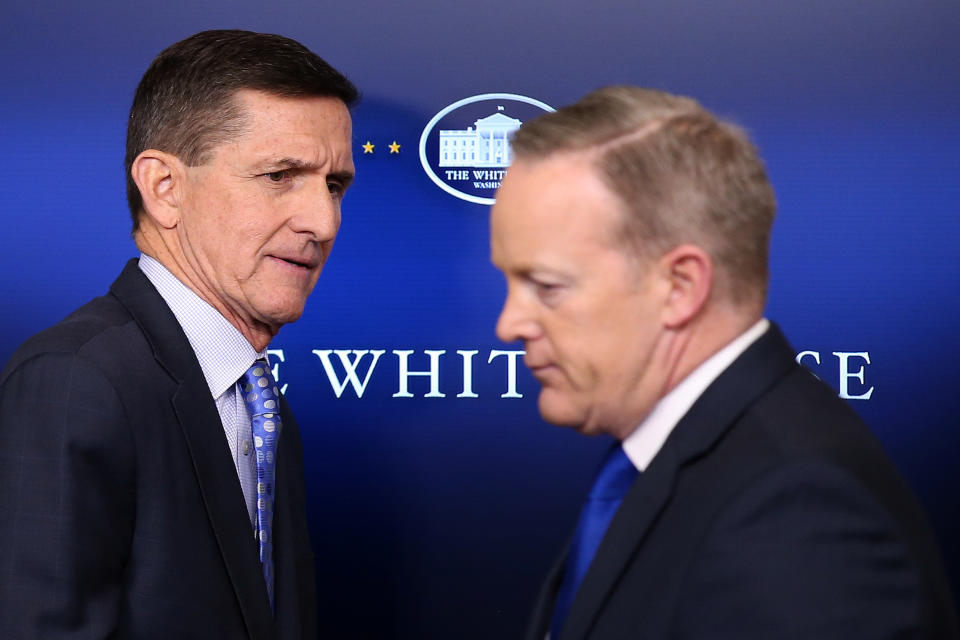 michael flynn sean spicer