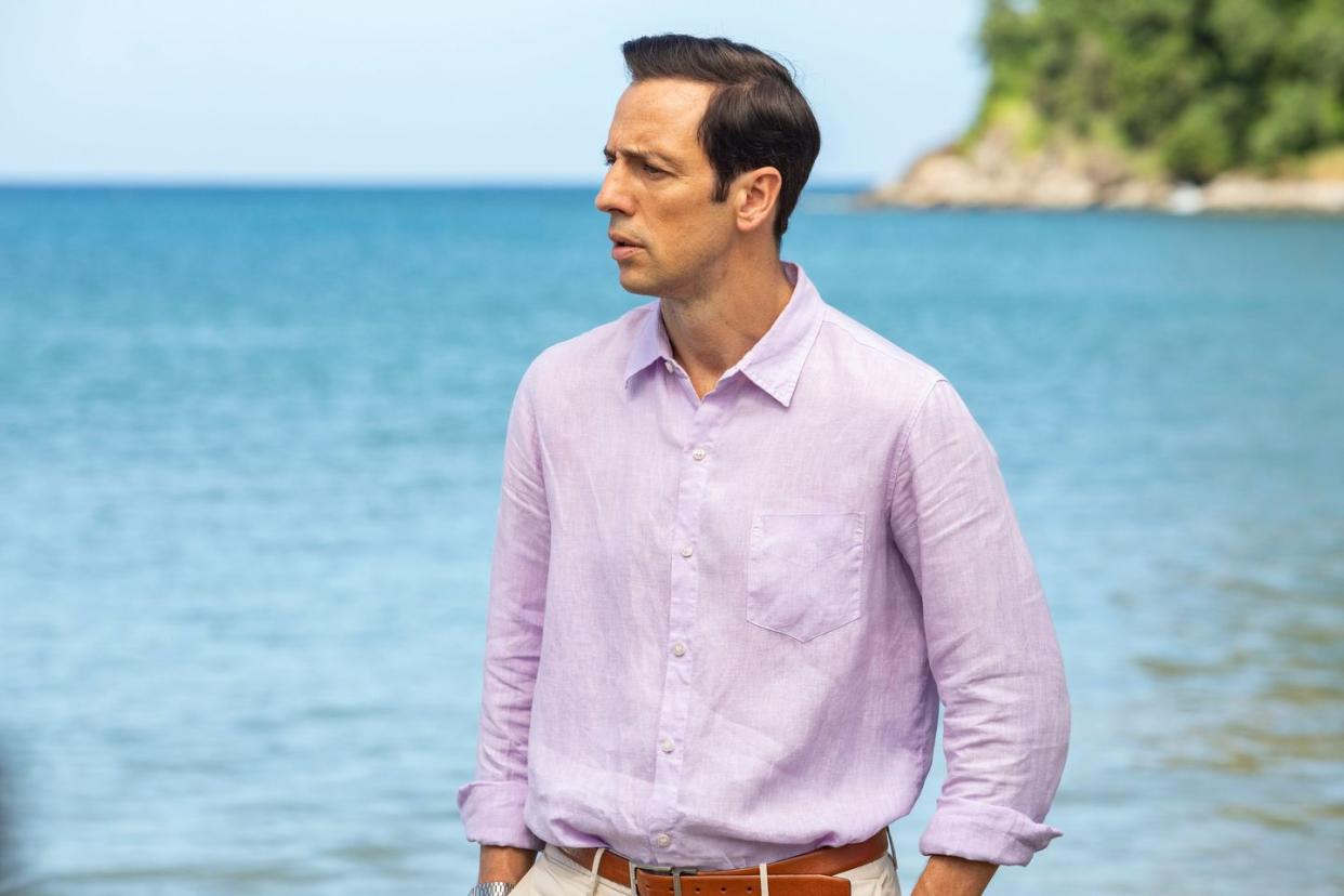 ralf little as di neville parker, death in paradise season 13