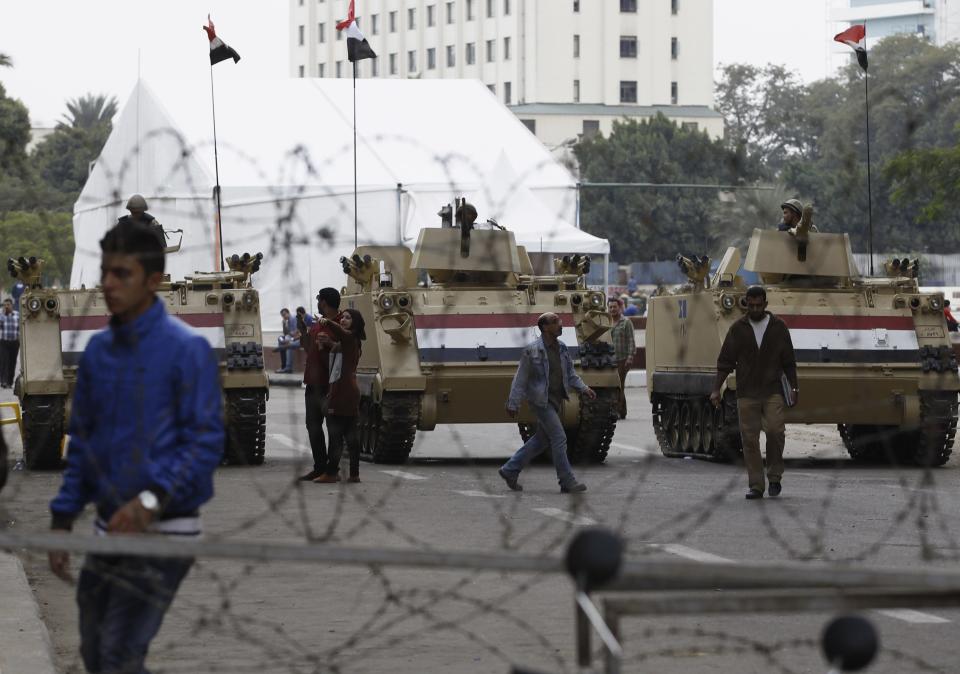 Memorial at Egypt's Tahrir Square