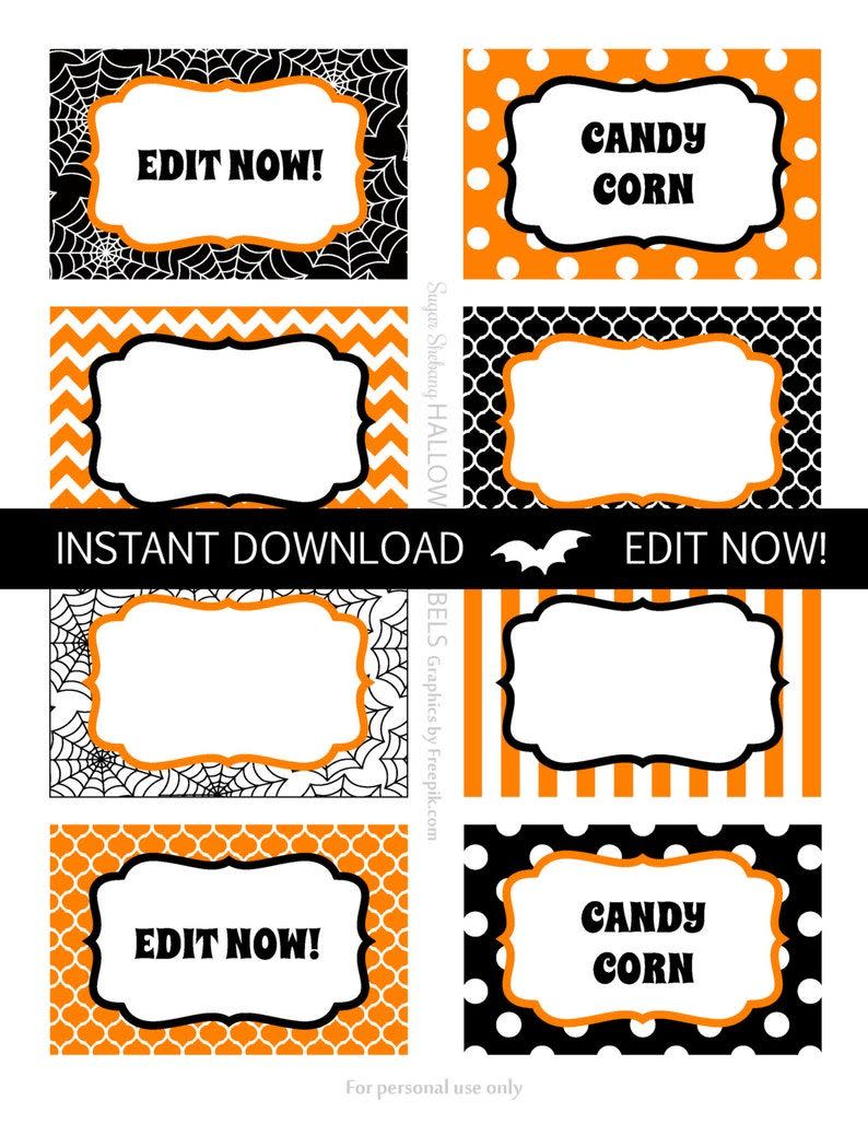 Halloween Labels