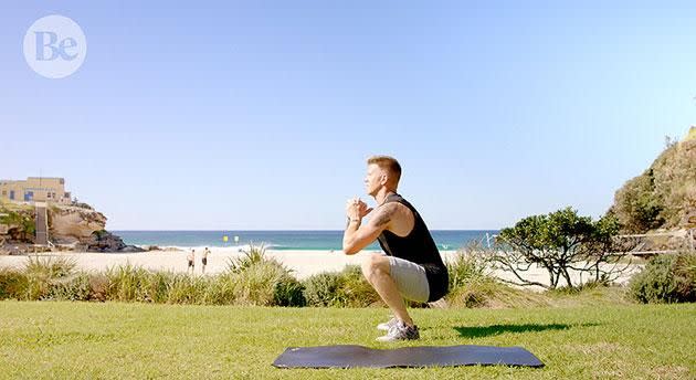 Sumo squat