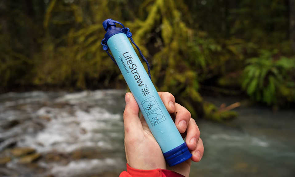 The LifeStraw helps get rid of waterborne bacteria - and is currently on sale during Prime Day 2020. 