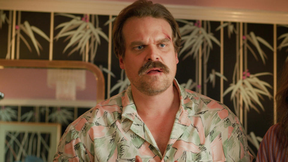 David Harbour in Stranger Things.