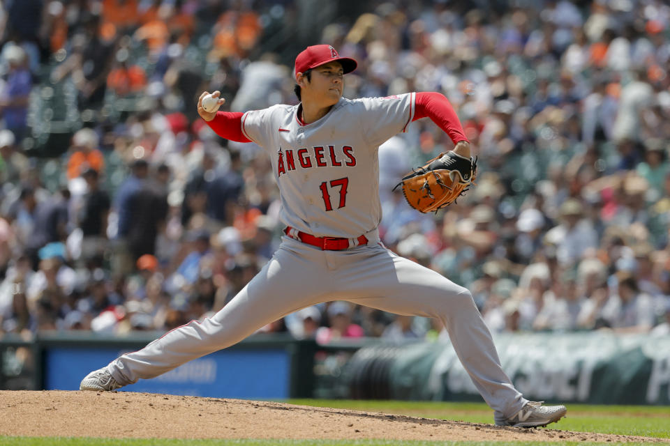 Shohei Ohtani went the distance for the first time in his MLB career. (Rick Osentoski-USA TODAY Sports)