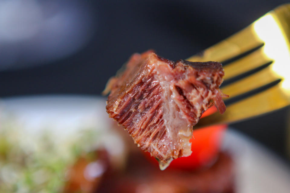 Close up of beef cheek