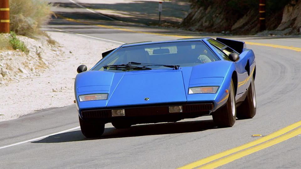 Comedians in Cars Getting Coffee Jerry Seinfeld, Jim Carrey and a 1976 Lamborghini Countach LP400