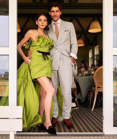 <p>Jeff Thibodeau</p> Olivia Palermo and Johannes Huebl.