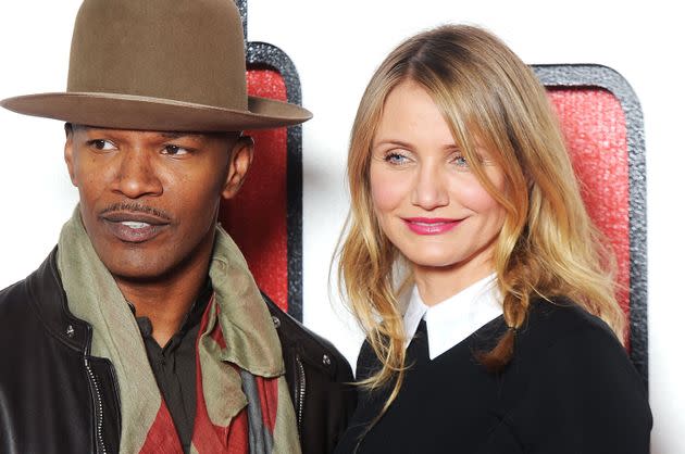 Jamie Foxx and Cameron Diaz have been filming the Netflix comedy 