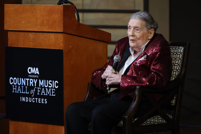 Jerry Lee Lewis, en una de sus últimas apariciones públicas