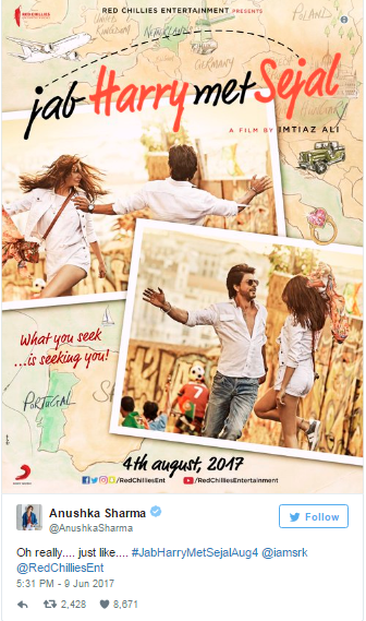 Jab Harry Met Sejal: Imtiaz Ali's cinematic love versus Shah Rukh